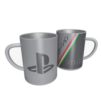 Чаша PlayStation 25th Anniversary Steel Mug, стоманена | JAR Computers Numskull NS1933
