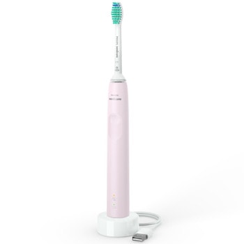 Ел. четка за зъби PHILIPS Series 3100, тънък, ергономичен дизайн, отстраняване на плака, до 14 дни живот на батерията, до 31000 движения в /мин, розова | JAR Computers PHILIPS 3100 Pressure HX3671/11 Pink