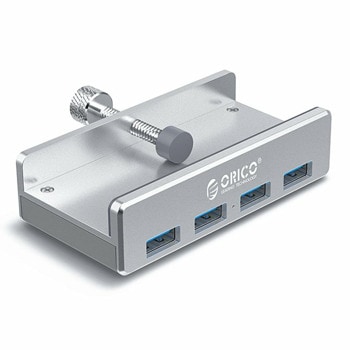 USB хъб Orico MH4PU-SV, 4 порта, 4x USB-A 3.0, сребрист image