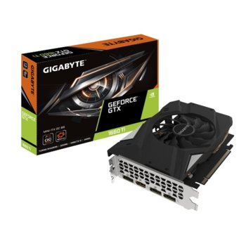 Видео карта Nvidia GeForce GTX 1660 Ti, 6GB, Gigabyte Mini ITX OC Edition, PCI-E, GDDR6, 192-bit, DisplayPort, HDMI | JAR Computers 6GB GTX 1660 Ti Mini ITX OC GV-N166TIXOC-6GD2Y