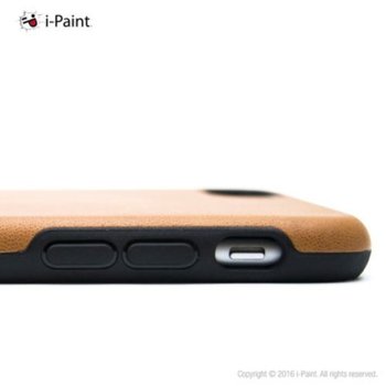 iPaint Brown Leather 171002 for Apple iPhone 8