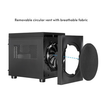 Chieftec The Cube Black CI-03B-OP