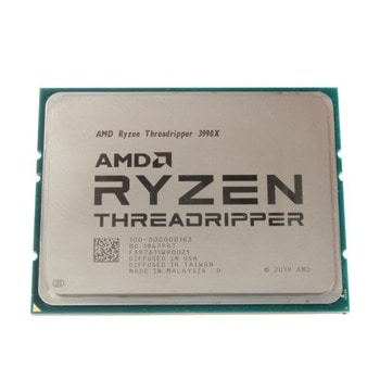 Процесор AMD Ryzen Threadripper 3990X, шейсет и четири ядрен (2.9/4.3 GHz, 256MB, sTRX4), Tray, без охлаждане | JAR Computers AMD 100-000000163