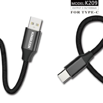 абел Kingleen USB Type-C K209 3.1A