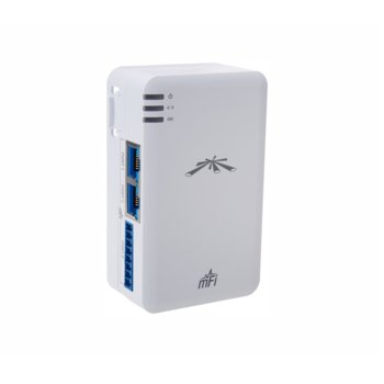 Смарт контролер Ubiquiti mPort, за mFi mPort системата на Ubiquiti, Wi-Fi, 1x 10/100 RJ-45, 2x mFi RJ-45 ports, 1x mFi Terminal Block port, 1x вътрешна антена | JAR Computers Ubiquiti mPort