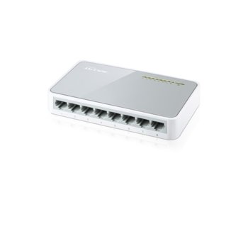 Суич TP-Link TL-SF1008D, 100Mbps, 8Port | JAR Computers Switch TP-Link TL-SF1008D