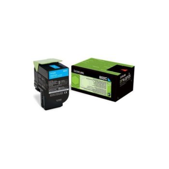 КАСЕТА ЗА LEXMARK CX310/CX410/CX510 - Cyan - Return program cartridge - P№ 80C20C0 - / 802C / - Заб.: 1000k | JAR Computers КАСЕТА ЗА LEXMARK CX310/CX410/CX510 - Cyan