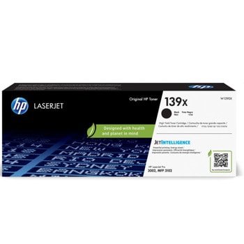 Тонер касета за HP LaserJet Pro 3002 series, HP LaserJet Pro MFP 3102 series, Black - W1390X - HP - Заб.: 4000 брой копия | JAR Computers HP 139X High Yield Black Original LaserJet W1390X