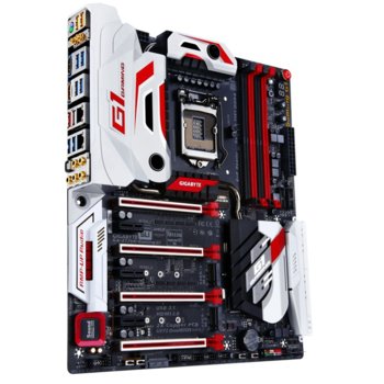Дънна платка Gigabyte GA-Z170X-Gaming G1 (rev 1.0), Z170, LGA1151, DDR4, PCI-E (HDMI)(CF&SLi), 6x SATA 6Gb/s, 3x SATA Express, 2x M.2 Socket, 1x USB 3.1 Type-C, 7x USB 3.0, Wi-Fi 802.11ac, Bluetooth 4.1, E-ATX | JAR Computers Gigabyte GA-Z170X-Gaming G1 (rev. 1.0)