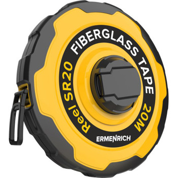 Ролетка Ermenrich Reel SR20, 20m, фибростъкло, непромокаема, двойна скала, гумиран кожух | JAR Computers Ermenrich Reel SR20