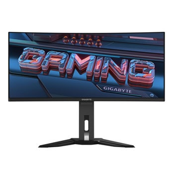 Монитор Gigabyte MO34WQC, 34"(86.36cm), QD-OLED панел, 175Hz, 0.03ms, 250cd/m2, DisplayPort, HDMI, USB-C | JAR Computers Монитор Gigabyte MO34WQC
