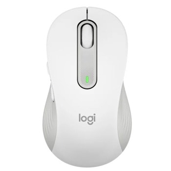 Мишка Logitech Signature M650 L Off White, оптична (4000 dpi), безжична, USB, Bluetooth, бяла | JAR Computers Logitech Signature M650 L Off White 910-006238