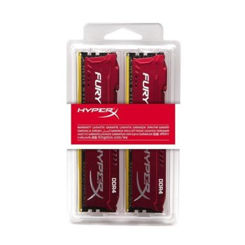 Kingston HyperX Fury Red 16GB HX432C18FR2K2/16