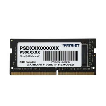 Памет 32GB DDR4 3200MHz, SO-DIMM, Patriot Signature (PSD432G32002S), 1.2V image