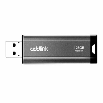 Памет 128GB USB Flash Drive, Addlink U65, USB 3.1 Gen1, сива | JAR Computers USB 3.1 Gen1 addlink U65 128GB