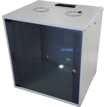 Комуникационен шкаф MIRSAN ComboBox, 540 x 570 x 450 мм, D=450 мм / 12U, бял, за стена | JAR Computers MIRSAN ComboBox