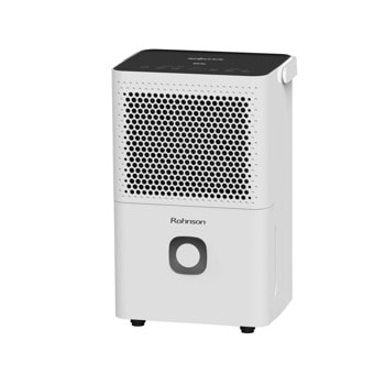 Обезвлажнител Rohnson R-9212, 175W, 2л. резервоар, до 45 кв.м, 2 скорости, таймер, йонизираща функция, HEPA филтър, бял | JAR Computers Обезвлажнител Rohnson R-9212