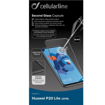 Cellular Line Tempered Glass Huawei P20 Lite 2019