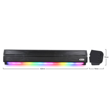 тонколона kisonli led-802 bluetooth rgb aux 22314