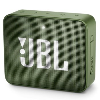 Тонколона JBL GO 2, 1.0, 3W RMS, 3.5mm jack/Bluetooth, зелен, до 5 часа работа, IPX7 | JAR Computers JBL GO 2 Green JBLGO2GRN