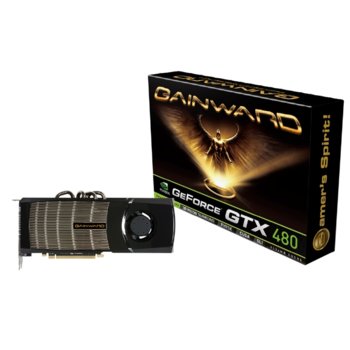 Видео карта GF GTX480, 1536MB Gainward, PCI-E, DDR5, 384bit, 2xDVI & miniHDMI, BULK | JAR Computers GF GTX480