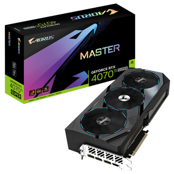 Видео карта Nvidia GF RTX 4070 Ti Super, 16GB, Gigabyte AORUS MASTER, PCI-E 4.0, GDDR6X, 256-bit, DisplayPort, HDMI | JAR Computers Gigabyte AORUS Master GeForce RTX 4070 Ti SUPER