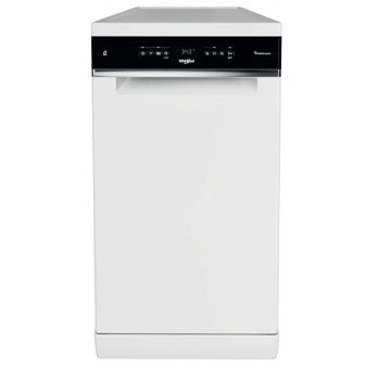 Съдомиялна Whirlpool WSFO 3B23 P, клас E, 10 комплекта, 7 програми, 4 температури, PowerClean Pro, ExtraSpace, бяла | JAR Computers Whirlpool WSFO 3B23 P
