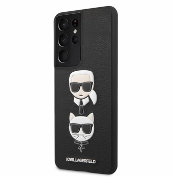 Karl Lagerfeld Saffiano Karl & Choupette Heads