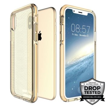 Prodigee Safetee case for iPhone XS IPH8-SAFE-GLD