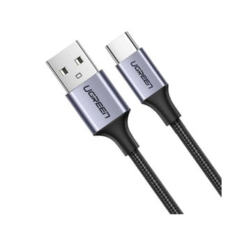 Кабел Ugreen 60126, от USB-A(м) към USB-C(м), 1m, черен | JAR Computers Кабел Ugreen 60126 USB A м to USB C м 1m