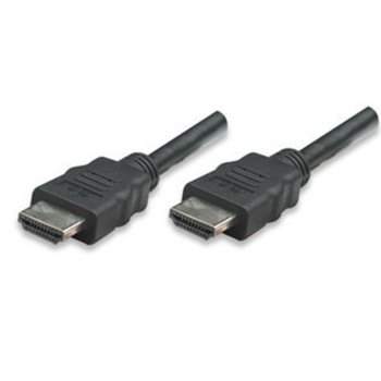 Кабел MANHATTAN 391511, HDMI(м) към HDMI(м), 1.8м, черен | JAR Computers MANHATTAN HDMI(м) към HDMI(м) 1.8м 391511
