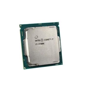 Процесор Intel Core i7-7700K четириядрен (4.2/4.5 GHz, 8MB Cache, 350 MHz-1.15 GHz, LGA1151) Tray, без охлаждане | JAR Computers Intel Core i7-7700K Tray