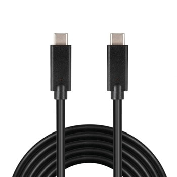 Кабел Sandberg SNB-136-09, от USB Type C(м) към USB Type C(м), 2m, черен | JAR Computers Sandberg SNB-136-09
