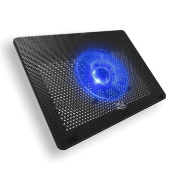 Охлаждаща подложка за лаптоп Cooler Master Notepal L2, за лаптопи до 17" (43.18 cm), синя подсветка, черна image