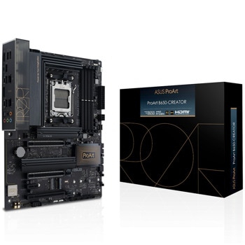 Дънна платка Asus ProArt B650-Creator, B650, AM5, DDR5, PCI-E 4.0 (HDMI&USB-C), 3x M.2, 4x SATA 6Gb/s, 1x USB 3.2 Gen 2 Type-C, 3x USB 3.2 Gen 2 Type-A, ATX | JAR Computers Asus ProArt B650-Creator 90MB1C40-M0EAY0