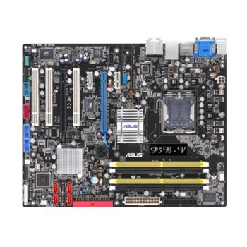 Дънна платка Asus P5B-V, G965, LGA775, DDR2, VGA+2xPCI Express, SB7.1, Lan1000, SerialATA, Raid 0,1 1394 | JAR Computers Asus P5B-V