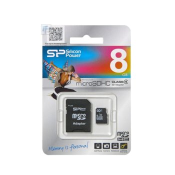 Silicon Power 8GB micro SD Class 4