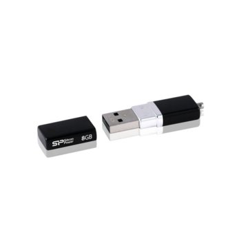 Памет 8GB USB Flash, Silicon Power LuxMini 710, черна | JAR Computers 8GB Silicon Power LuxMini 710 Black