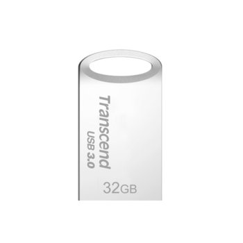 Памет 32GB USB Flash Drive, Transcend JetFlash 710, USB 3.0, сребриста | JAR Computers Transcend 32GB JetFlash 710, USB 3.0, Silver