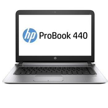 Лаптоп HP ProBook 440 G3 (P5R89EA)(сив), дву-ядрен Skylake i5-6200U 2.3/2.8GHz, 14" (35.56 cm) Full HD LED Display (HDMI), 8GB, 256GB SSD, USB 3.0, Windows 7/10, 1.68 kg | JAR Computers HP ProBook 440 G3 (P5R89EA)