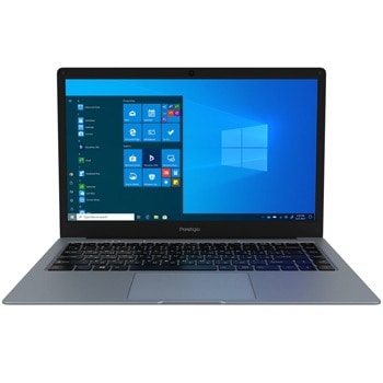 Лаптоп Prestigio Smartbook 141 C7 (PSB141C07CHH_DG)(тъмно сив), двуядрен Apollo Lake Intel Celeron N3350 1.1/2.4 GHz, 14.1" (35.81 cm) HD+ TN Display, (mini HDMI), 4GB DDR4, 128GB SSD, 1x USB-C, Windows 10 Home image