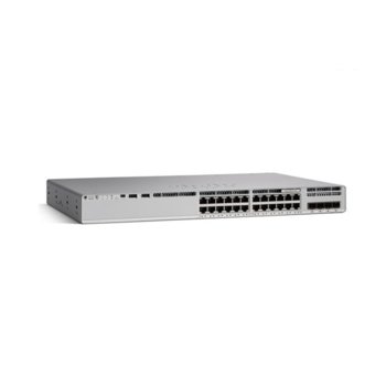 Суич Cisco Catalyst 9200L, 1000 Mbps, 24x10/100/1000Base-T, 4x10GBase-T Uplink, 2GB DRAM, 4GB Flash | JAR Computers Cisco Catalyst 9200L C9200L-24T-4X-E