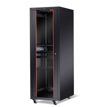 Комуникационен шкаф FORMRACK BETA-42U6080 19", 42U, 600x2096mm, товароносимост 600кг, черен | JAR Computers FORMRACK BETA-42U6080