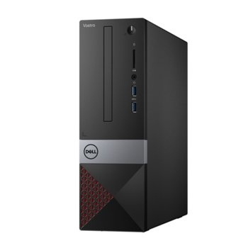 Настолен компютър Dell Vostro 3471 (N206VD3471EMEA01_R2005_22NM_W-14), четириядрен Coffee Lake Intel Core i3-9100 3.6/4.2 GHz, 4GB DDR4, 1TB HDD, 2x USB 3.1, клавиатура и мишка, Linux | JAR Computers Dell Vostro 3471 N206VD3471EMEA01_R2005_22NM_W-14