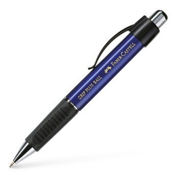 Faber-Castell Химикалка Grip Plus синя