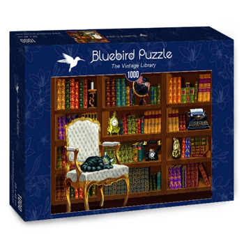 Пъзел Bluebird Puzzle Старинна библиотека, 1000 части | JAR Computers Пъзел Bluebird Puzzle Старинна библиотека