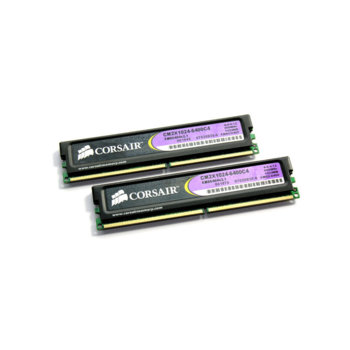 2x1GB DDR2 800MHz Corsair TWIN2X2048-6400C4