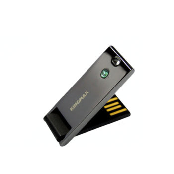 Памет 8GB USB Flash, Kingmax SuperStick Star +кожено калъфче, водоустойчива, Swarowski, черна, 5г. гаранция | JAR Computers 8GB USB Flash