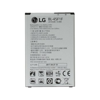 Батерия (оригинална) LG BL-45F1F за LG K8 2017 M200N, 2410mAh/3.85V image
