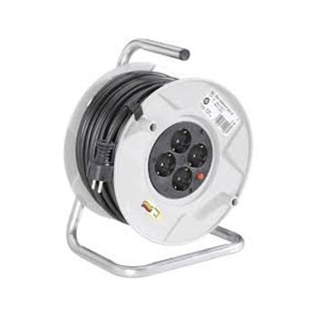 Разклонител Brennenstuhl BS1099160001, 4 гнезда, тип "макара", 50m, сив | JAR Computers Разклонител Brennenstuhl BS1099160001